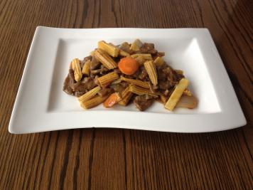 Beef with Baby Corn